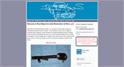Desktop Screenshot of paulmazutcorvette.com